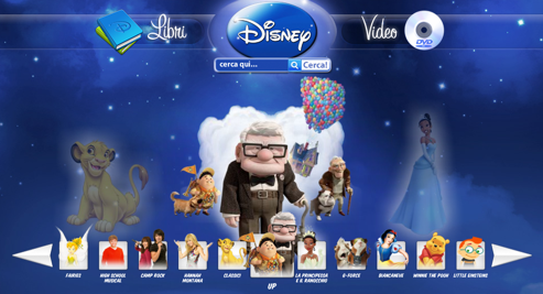 Pagina Disney nella Feltrinelli online