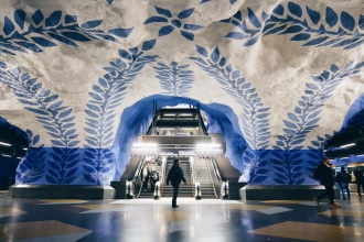 Come muoversi a Stoccolma - fermata della metropolitana