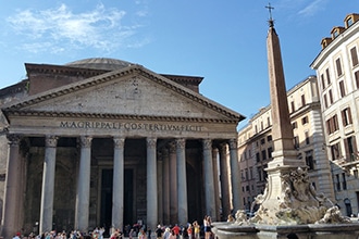 Roma segreta, il Pantheon e la fontana