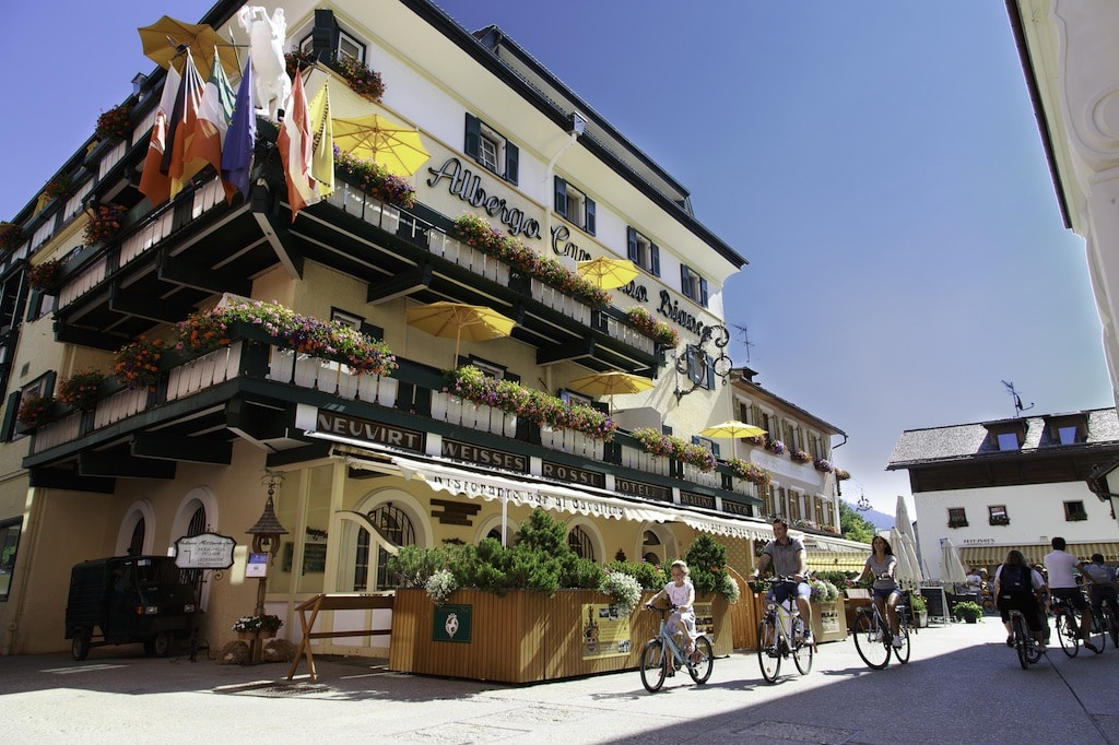family hotel Cavallino Bianco a San Candido in Val Pusteria, estate