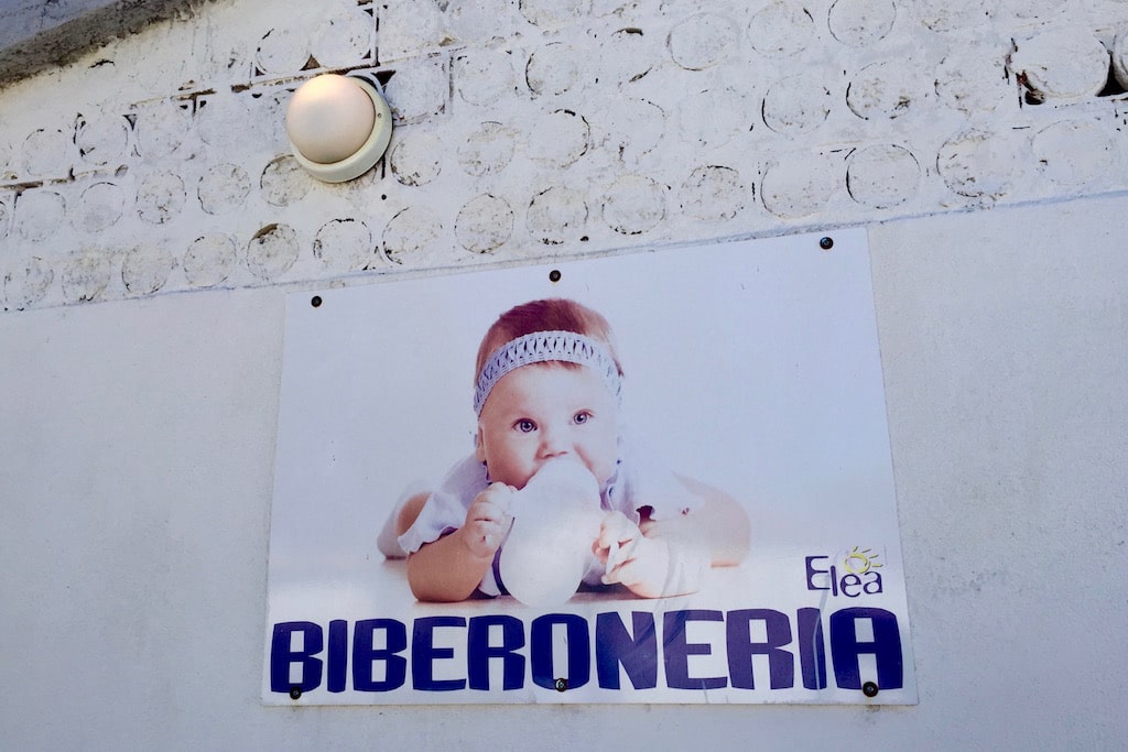 Elea Club, villaggio per bambini in Cilento, la biberoneria