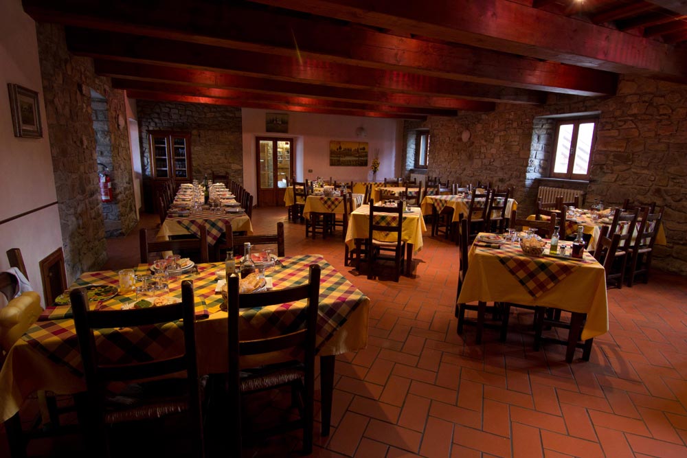 Agriturismo per bambini Arezzo - La Collina delle Stelle, ristorante
