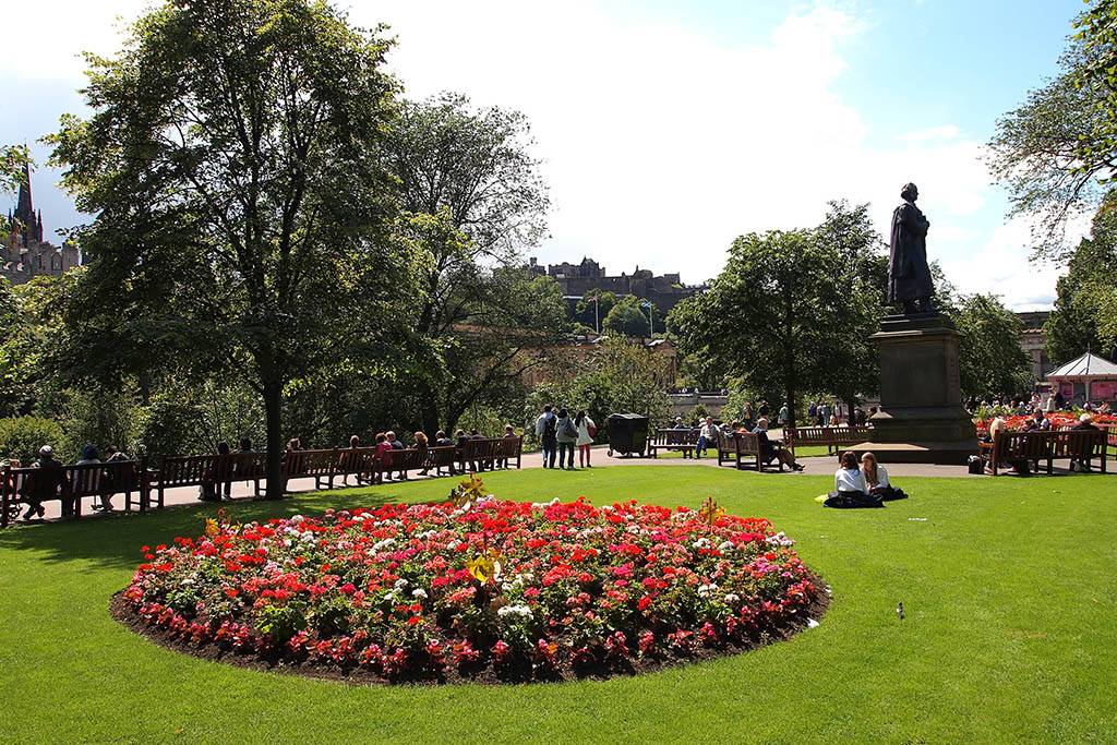 Scozia, Edimburgo con bambini, giardini