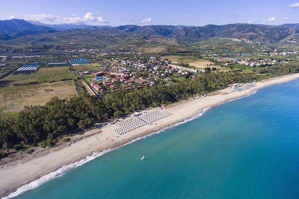 VOI Baia di Tindari Resort in Sicilia per bambini, panoramica della costa