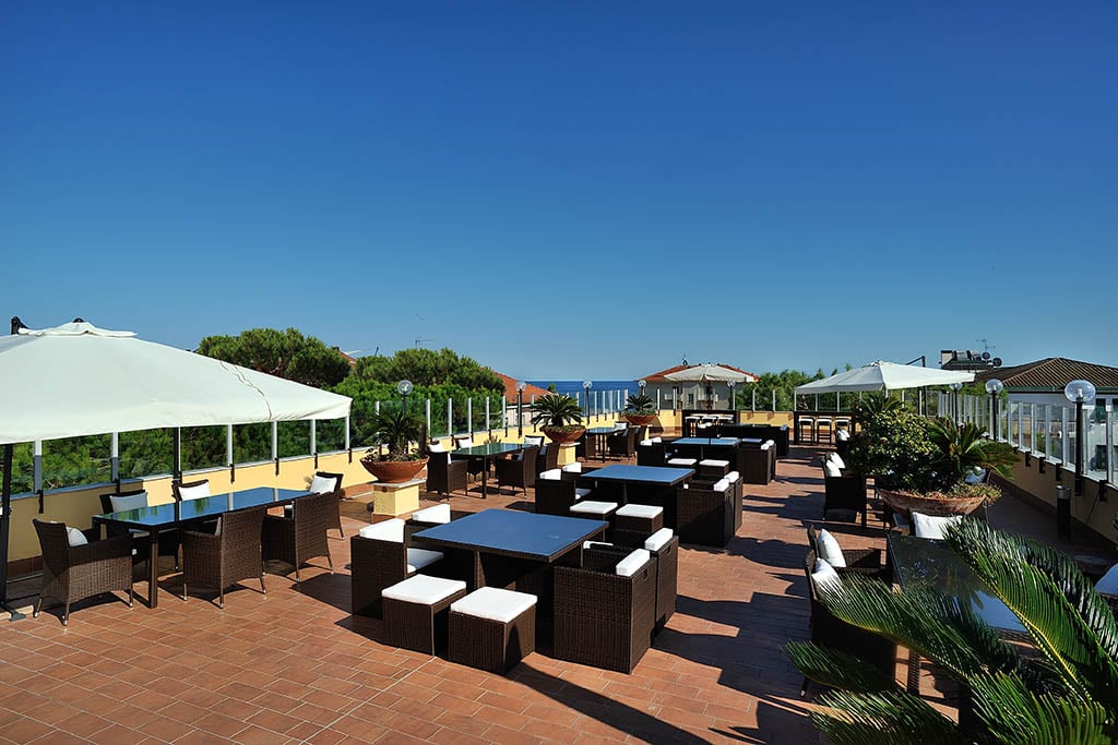 Hotel per bambini in Liguria, Hotel Raffy, terrazza