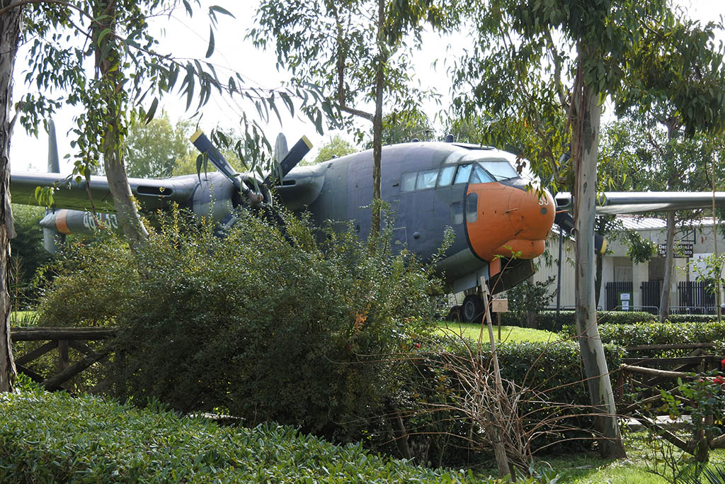 Parco Museo Piana delle Orme a Latina, aereo da guerra