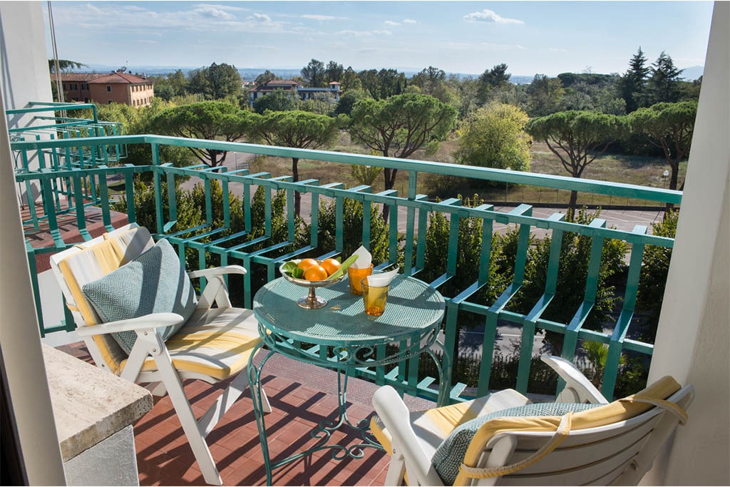 Hotel per famiglie a Montecatini Terme, Grand Hotel Panoramic, balcone