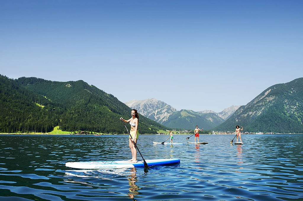 Laghi in Tirolo per una giornata in famiglia, lago Achensee