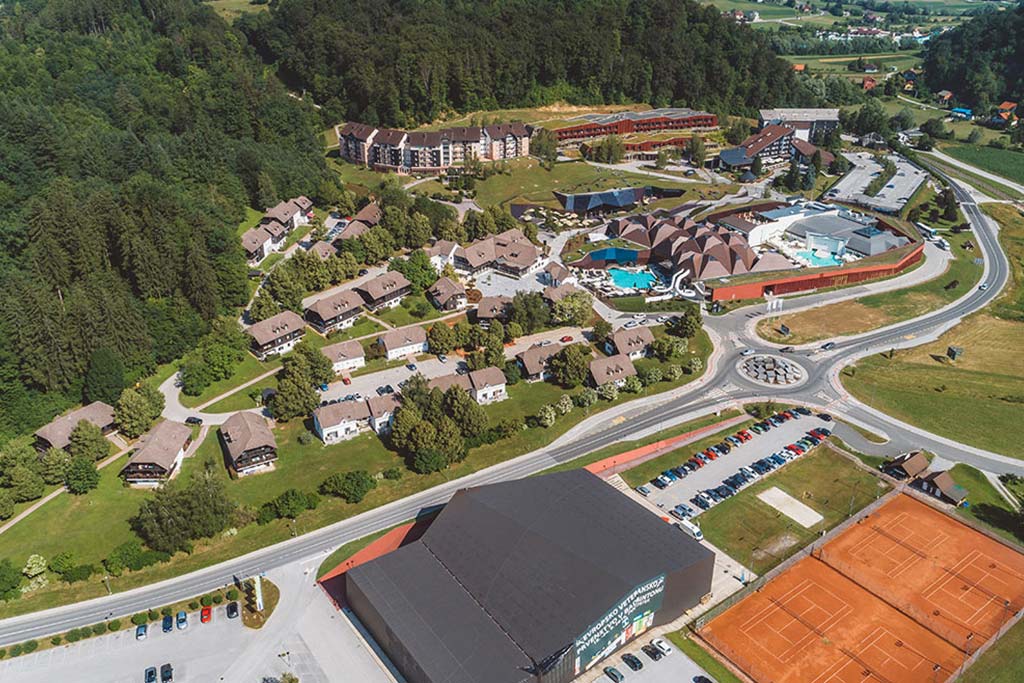 Family hotel termale in Slovenia, Terme Olimia, panoramica