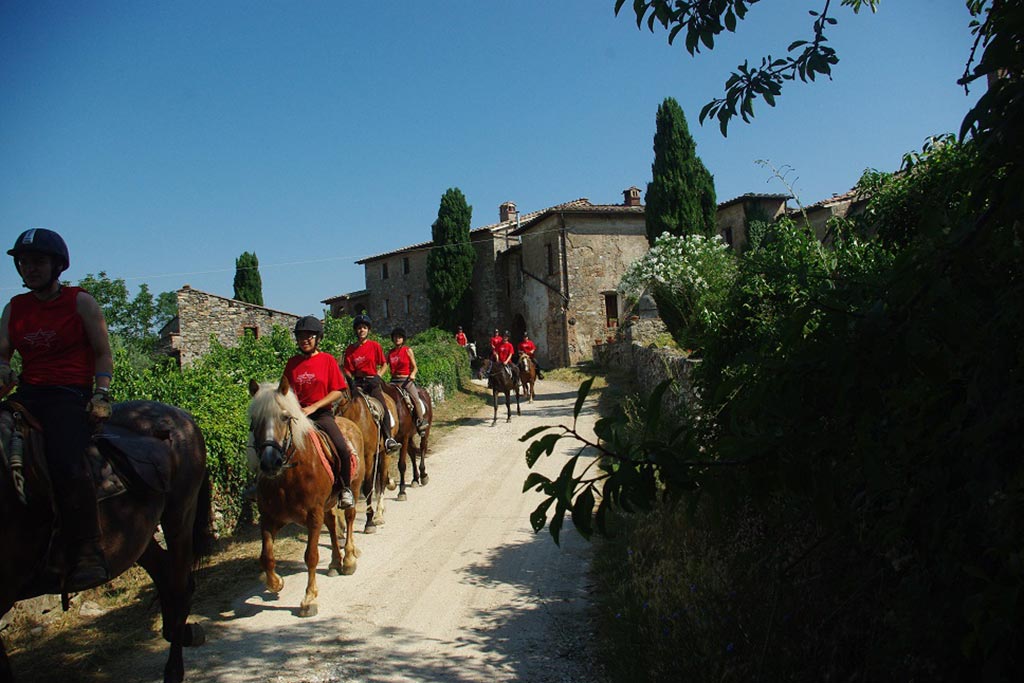 Agriturismo con maneggio Siena, Podere Tremulini, campus estivi di equitazione