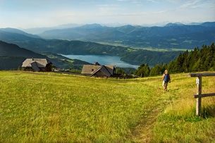 Carinzia sentieri tematici con bambini e passeggini Millstaetter Alpe