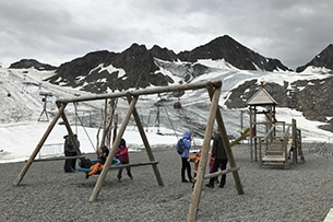 Parco giochi ghiacciaio Stubai