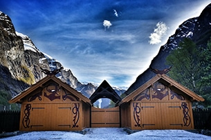 Vichinghi in Norvegia, Viking Valley, villaggio Njardarheimr
