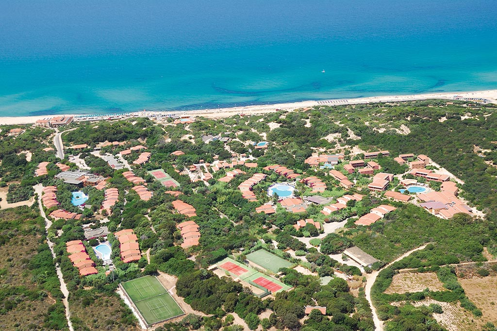 Resort per bambini in Sardegna, Resort & SPA Le Dune, panoramica