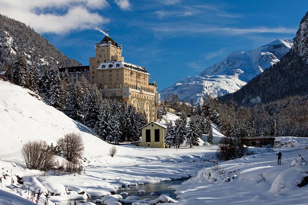 Hotel per bambini vicino Saint Moritz, Schloss Pontresina Family & SPA, inverno