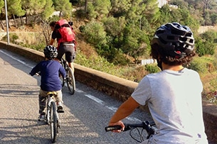 Elba in estate per bambini, mountain bike