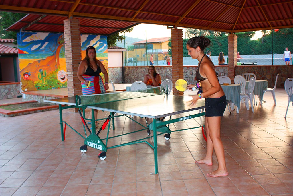 Residence per bambini a Palinuro, Residence Trivento, ping pong