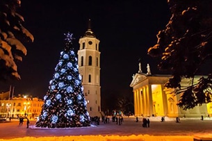 Natale in Lituania, Vilnius