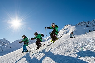 Sciare con bambini St Moritz