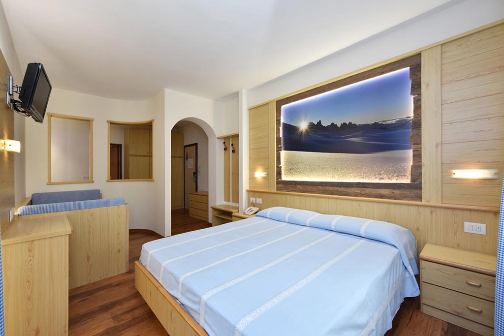 Hotel per famiglie a Predazzo, Hotel Bellaria camera
