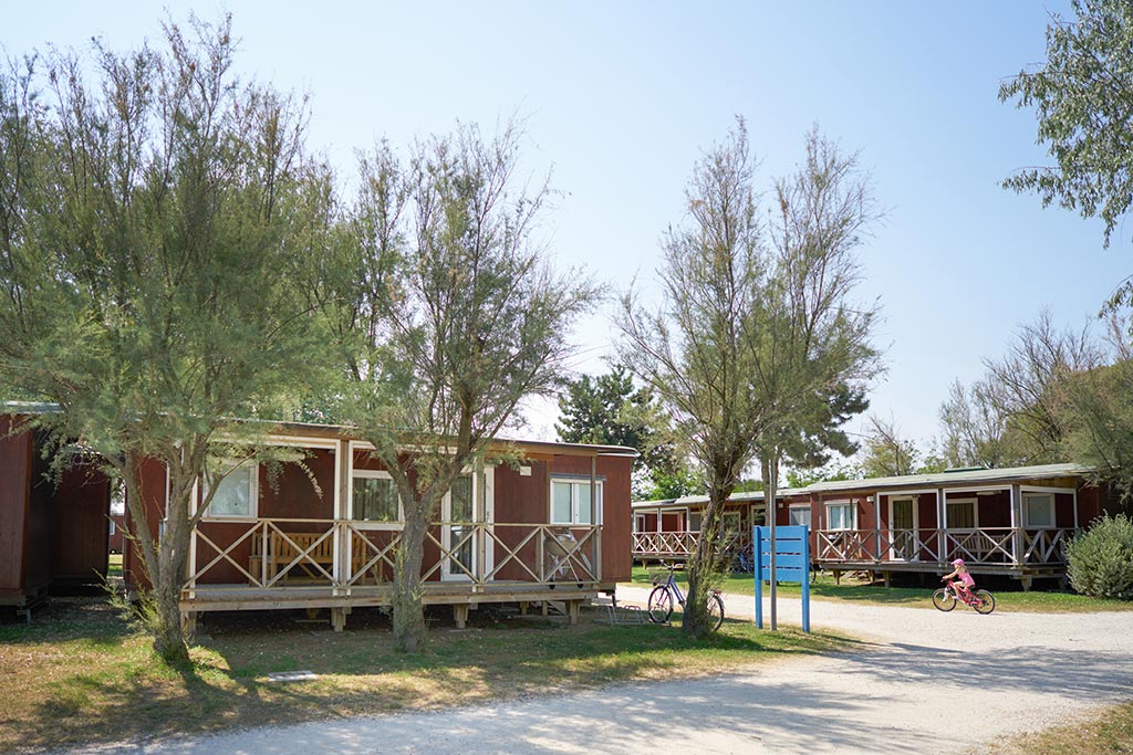 Camping a Bibione per bambini, Camping Village Capalonga, alloggi
