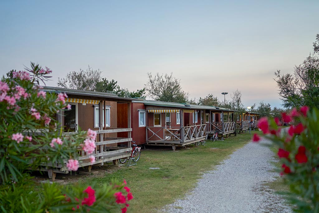 Campeggio Villaggio per bambini a Bibione, Camping Lido, alloggi