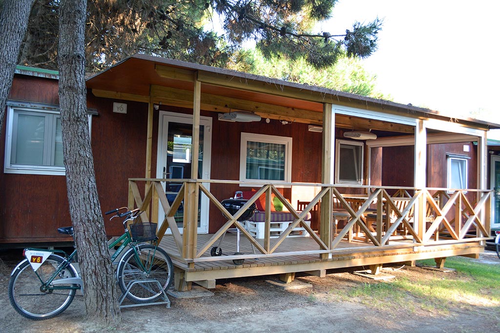 Camping per famiglie a Bibione, Camping Residence il Tridente, chalet