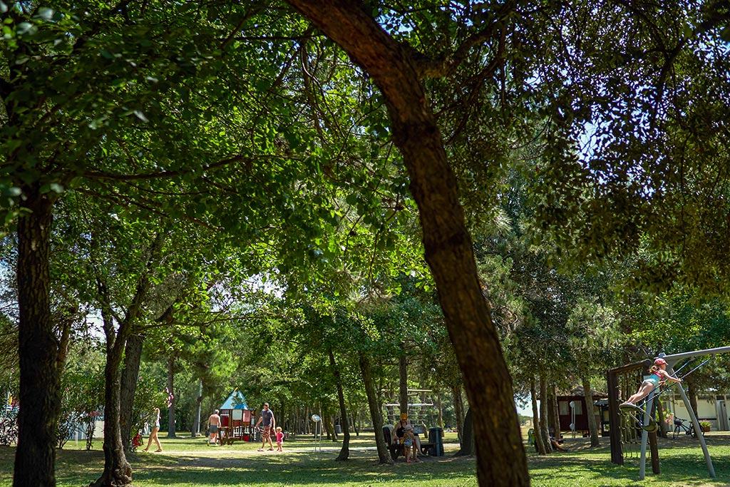 Camping per famiglie a Bibione, Camping Residence il Tridente, parco giochi