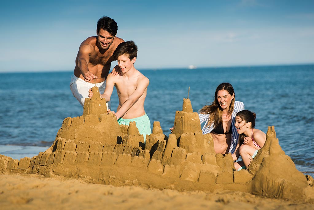 Appartamenti Lignano e Bibione per famiglie ET Group, spiagge per famiglie