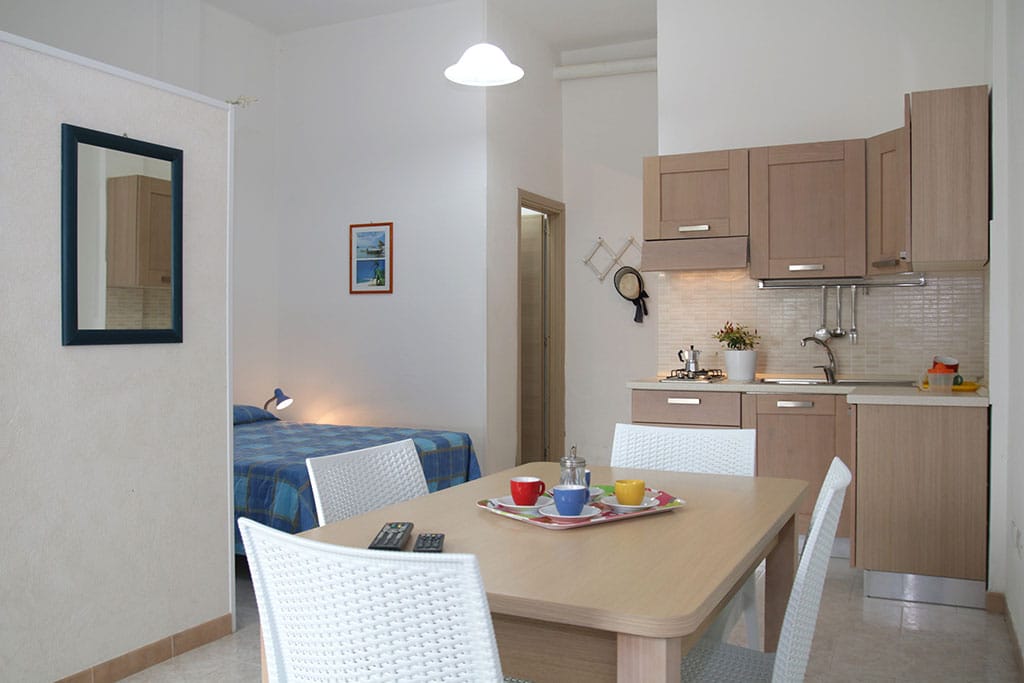 Residence per famiglie in Salento, Residence Baia D'Oro, monolocale