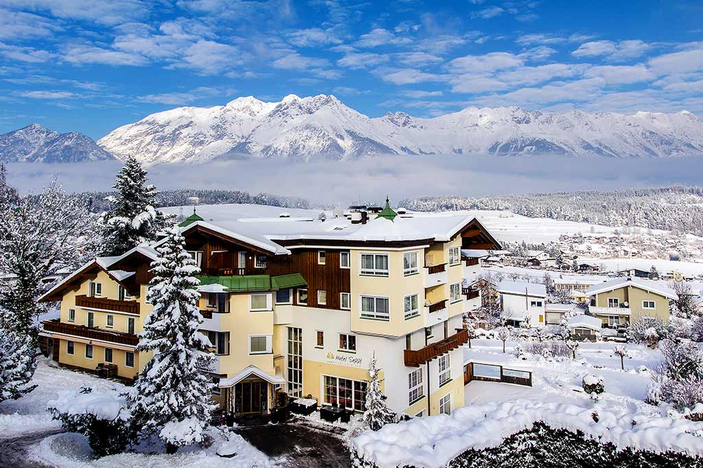 Hotel per famiglie vicino Innsbruck, Hotel Seppl, inverno