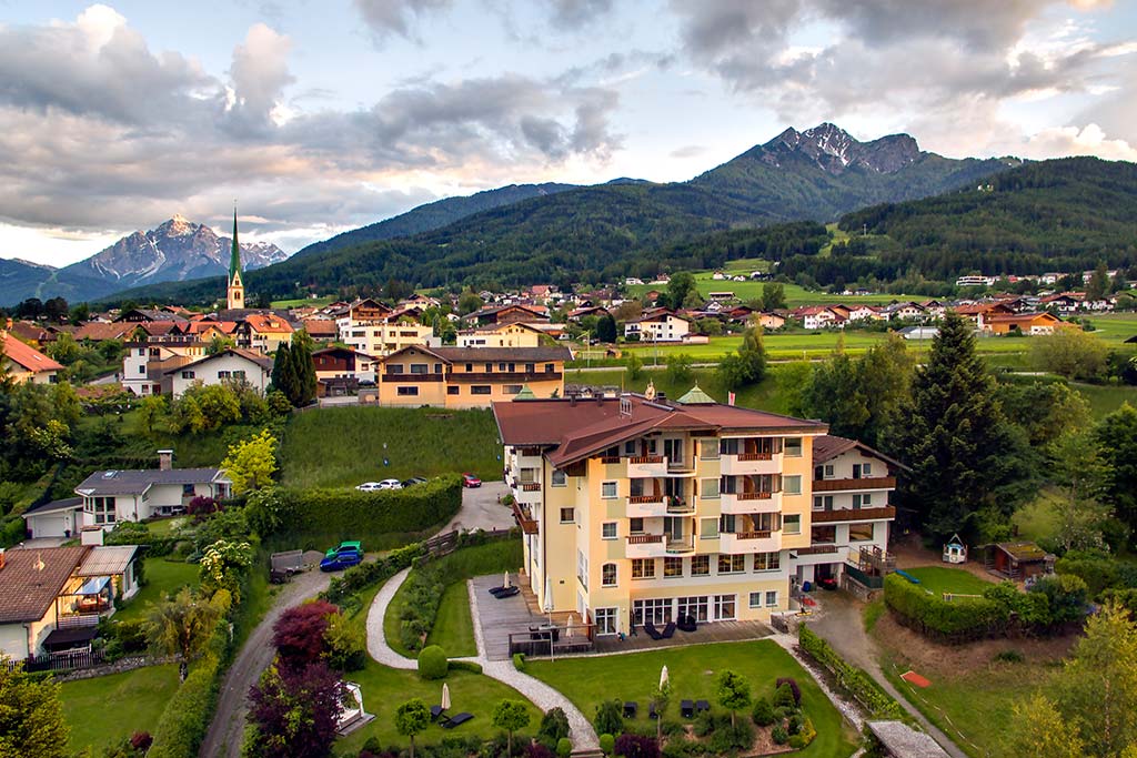 Hotel per famiglie vicino Innsbruck, Hotel Seppl, panorama