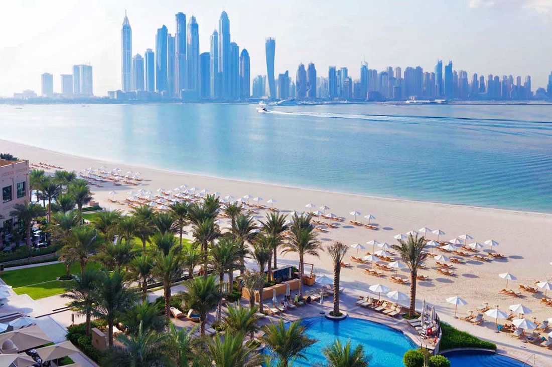 Beach club Dubai per famiglie, Fairmont the Palm