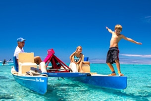 Isole Cook con bambini, gite in barca