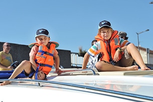 Houseboat con bambini
