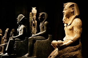 Museo egizio Torino, le statue dei faraoni