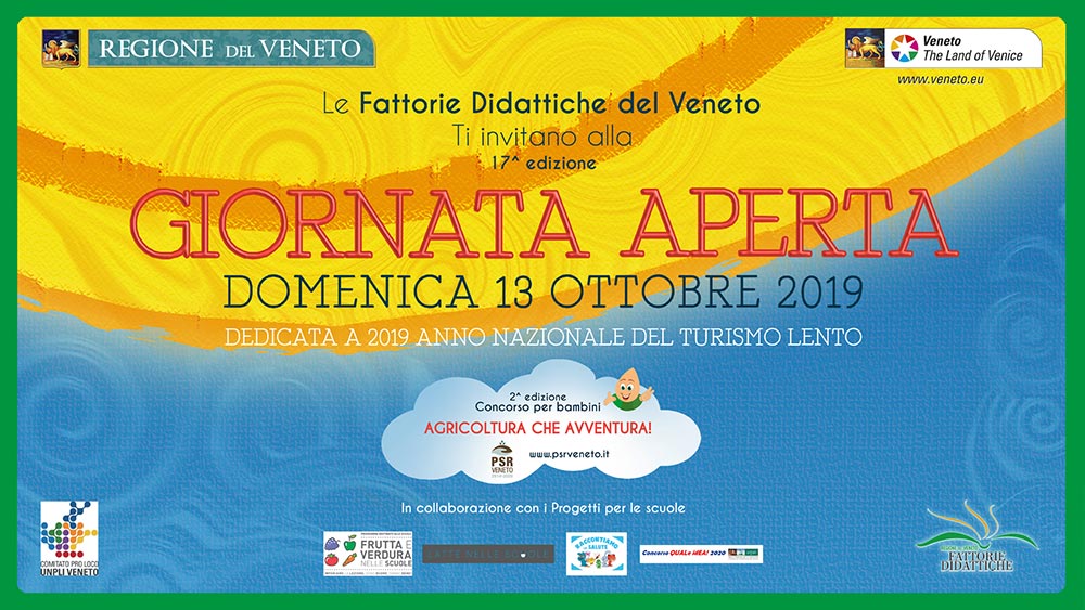 Fattorie Didattiche Aperte del Veneto 2019, locandina