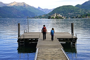 Slow Trek per famiglie nel Distretto Turistico dei Laghi, Lago d'Orta