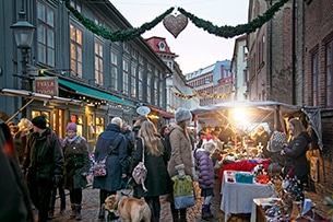Mercatini di Natale in Svezia, il quartiere Haga a Göteborg