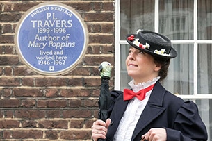 Mary Poppins Londra, Blue Plaque