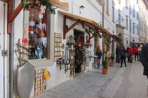 Natale in Umbria, Gubbio, i vicoli