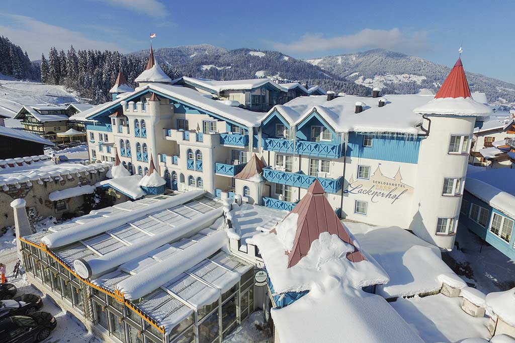 Hotel per bambini a Flachau, Salisburghese, Schlosshotel Lacknerhof, inverno