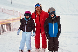 Vallese inverno con bambini, Nendaz, corso di sci