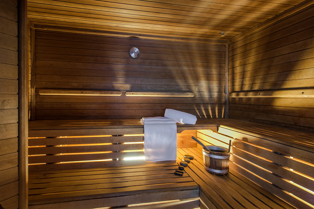 Blu Suite Resort per bambini a Igea Marina, sauna