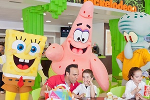 Visitare Madrid con bambini insieme a Spongebob, il Parque de atracciones
