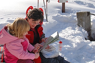 Passeggiate sulla neve con bambini, Gias Sottano Sestrera, Piemonte