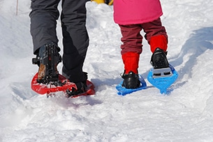 Passeggiate sulla neve con bambini, Anello di Serve, Valle d'Aosta