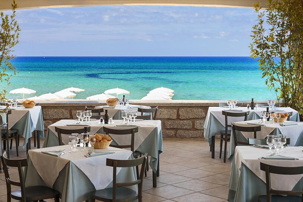 Le Dune resort per bambini in Sardegna, ristorante spiaggia
