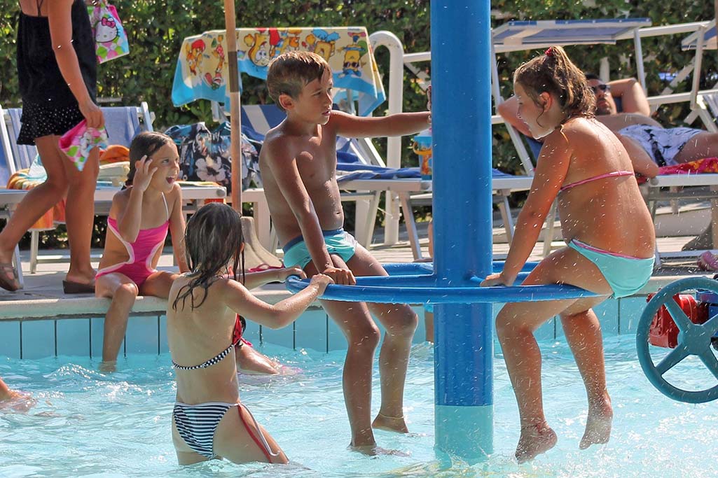 Villaggio per bambini Lido di Pomposa, Park Gallanti Holiday Village, giochi d'acqua