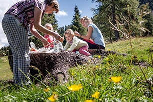 Trentino in primavera con i bambini, picnic